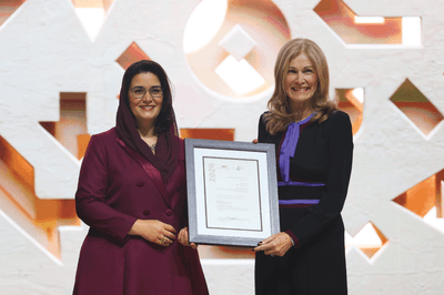 حصدت مؤسسة المسار الرياضي جائزة «ميثاق الملك سلمان العمراني» في نسختها الأولى التي تنظمها هيئة فنون العمارة والتصميم للاحتفاء بمشاريع البيئة الع